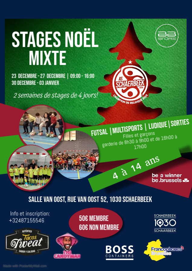 Stages Mixtes de Noël