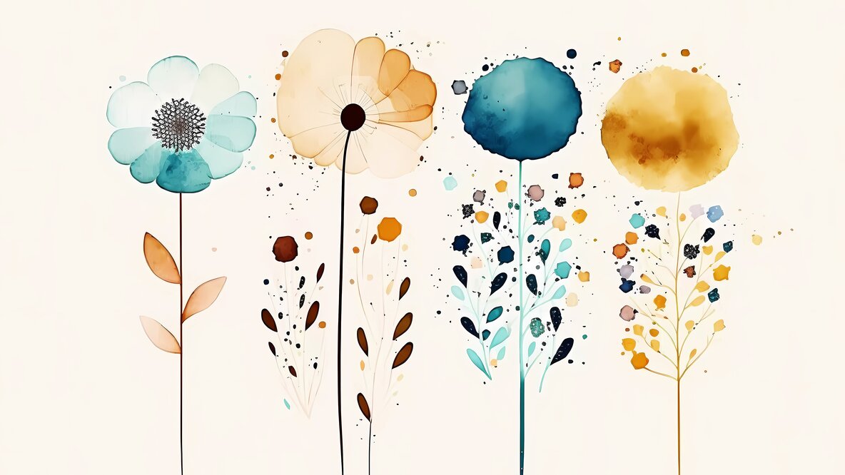 Land art et aquarelle