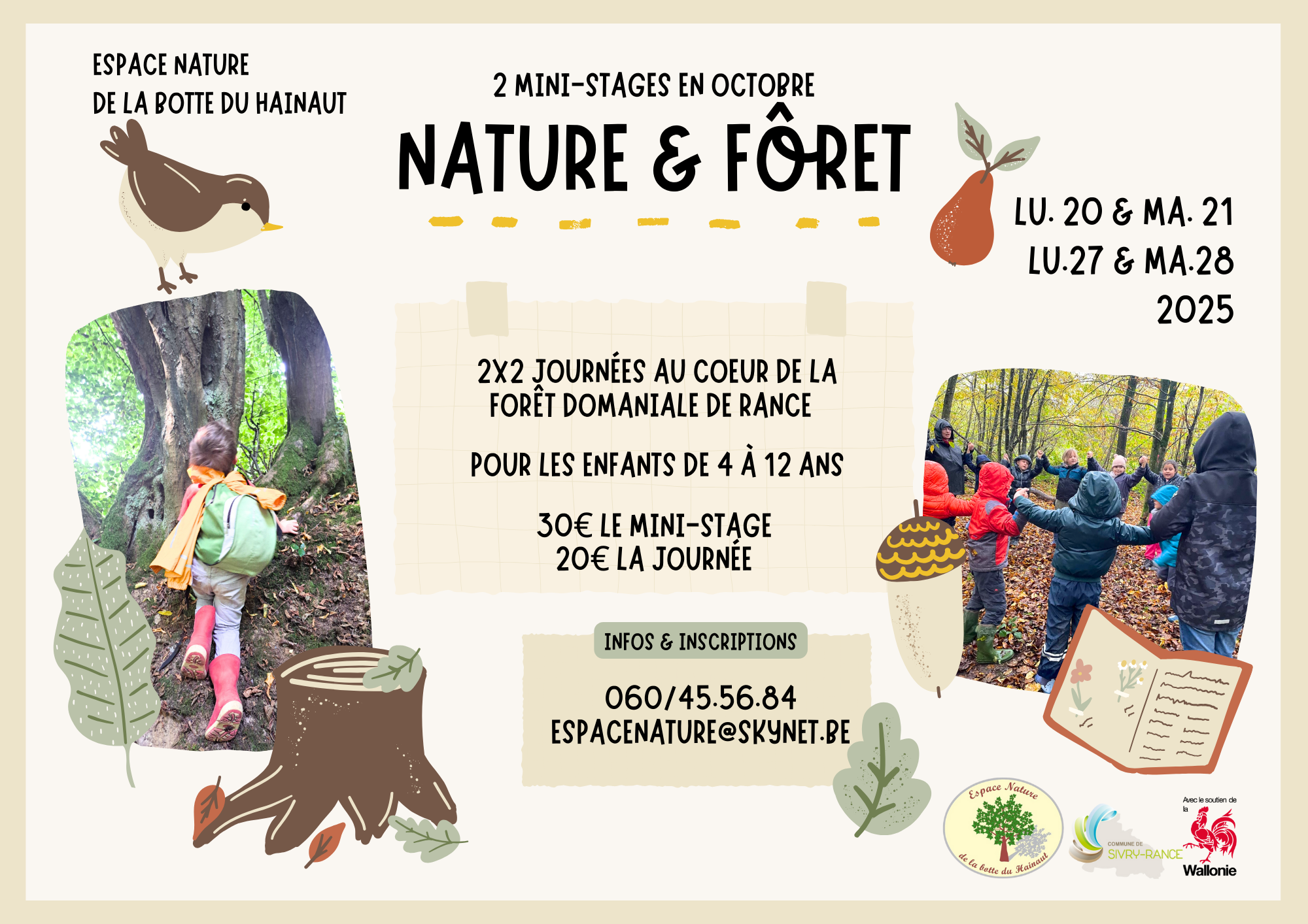 Mini-stages d'automne 2025