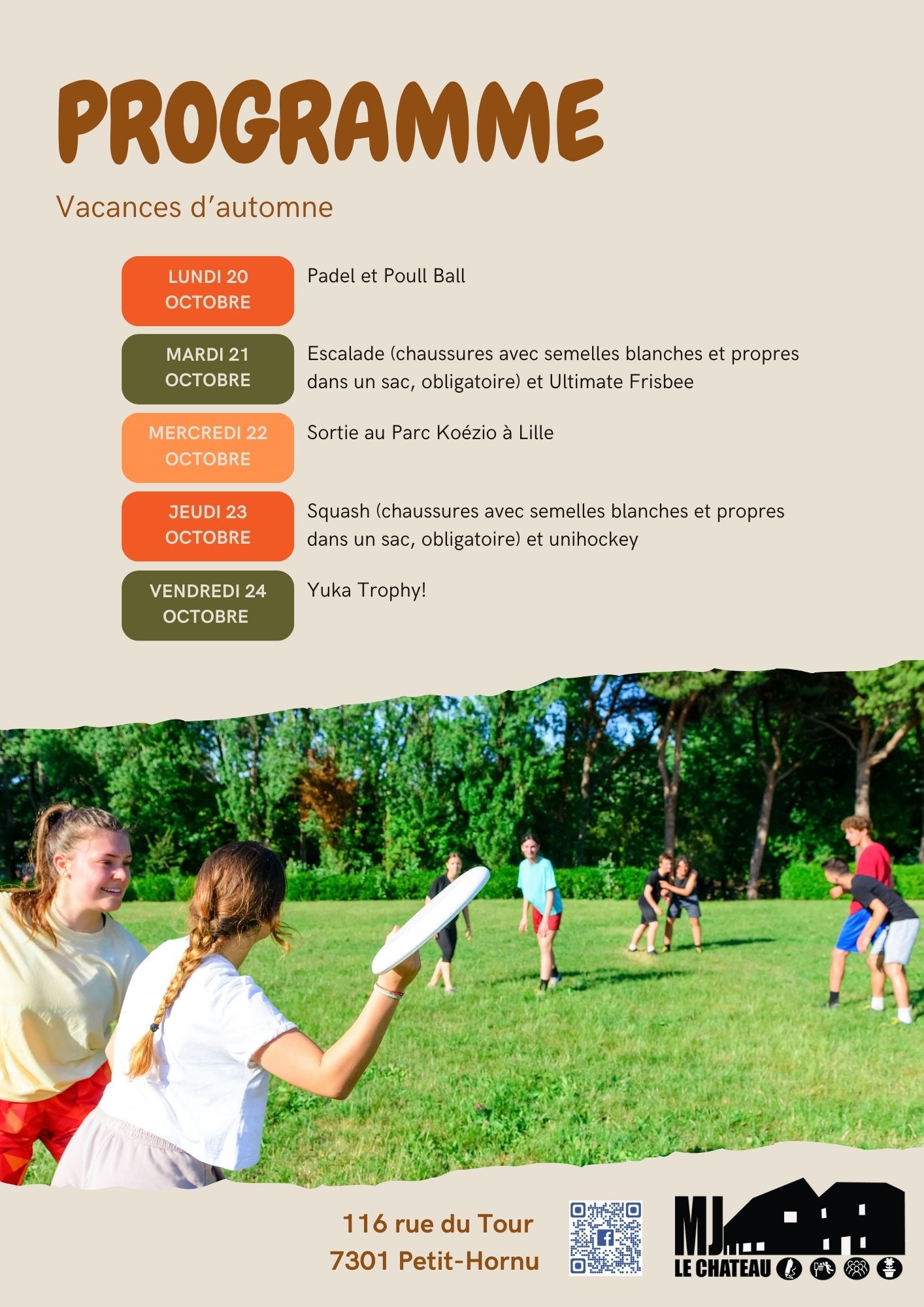 Stage sportif