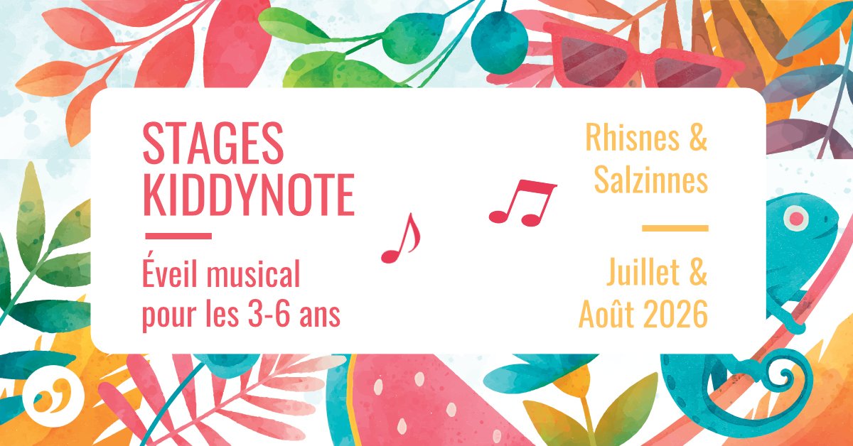 Stage d'éveil musical 3-6 ans