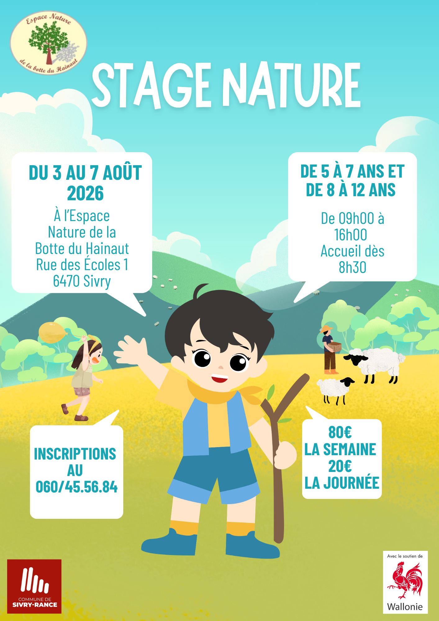 Stage nature d'été 2026